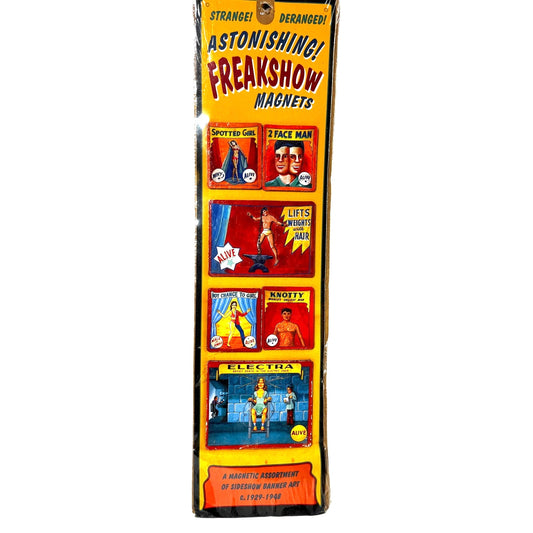 1997 Astonishing Freakshow Magnets - New, Unopened Set - Yesterdays Collective