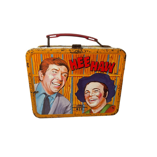 Vintage 1969 Hee Haw Lunch Box - Thermos