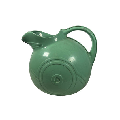 Art Deco Bolta Mint Green Plastic Tilt Ball Water Pitcher - Yesterdays Collective