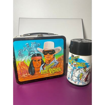 Vintage 1980 "The Legend of the Lone Ranger" metal lunchbox