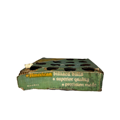 Vintage American Billiard Pool Balls Set - Original Box - Yesterdays Collective