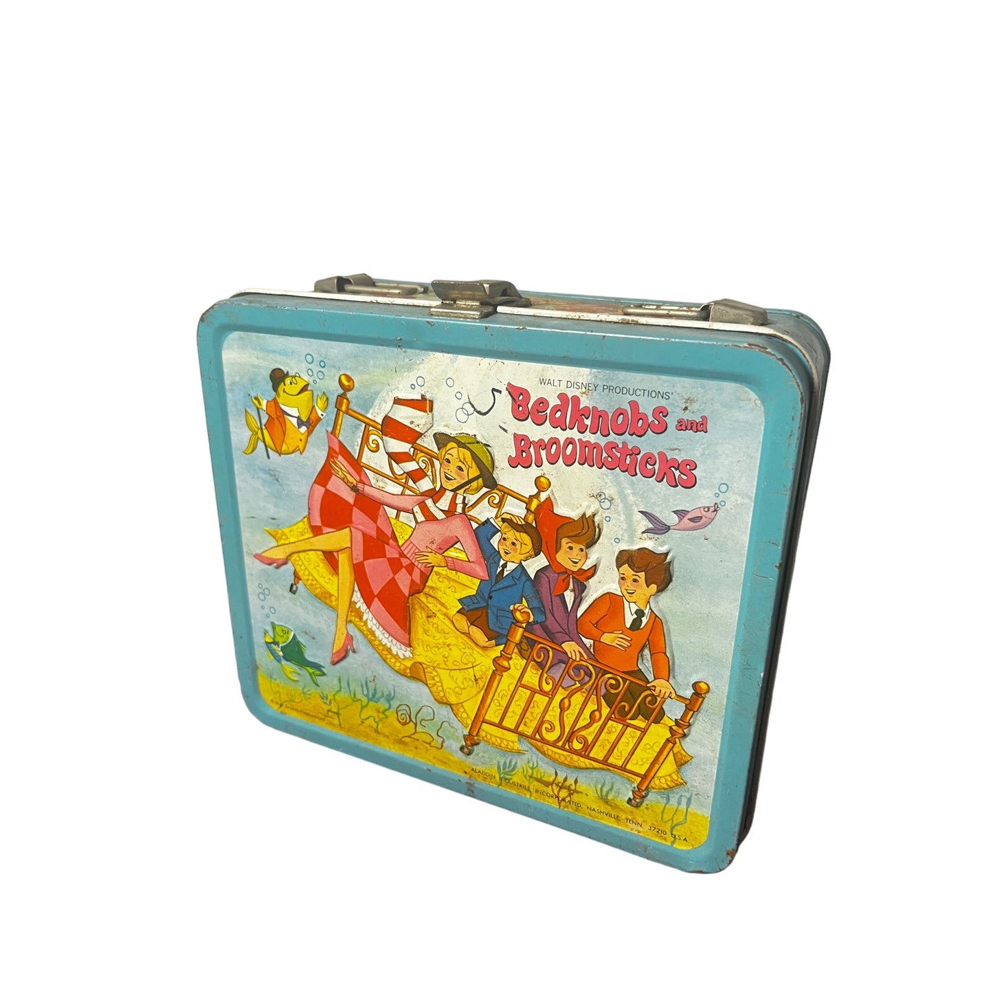 Vintage 1971 BedKnobs and Broomsticks Aladdin Industries No Thermos