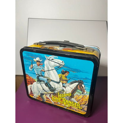 Vintage 1980 "The Legend of the Lone Ranger" metal lunchbox