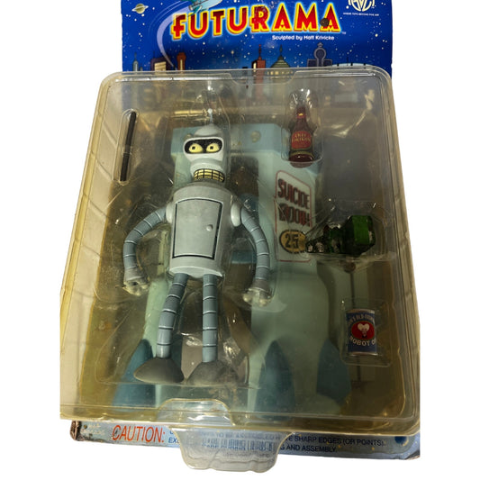 2011 Toynami Futurama Bender Action Figure - 20th Century Fox - Yesterdays Collective