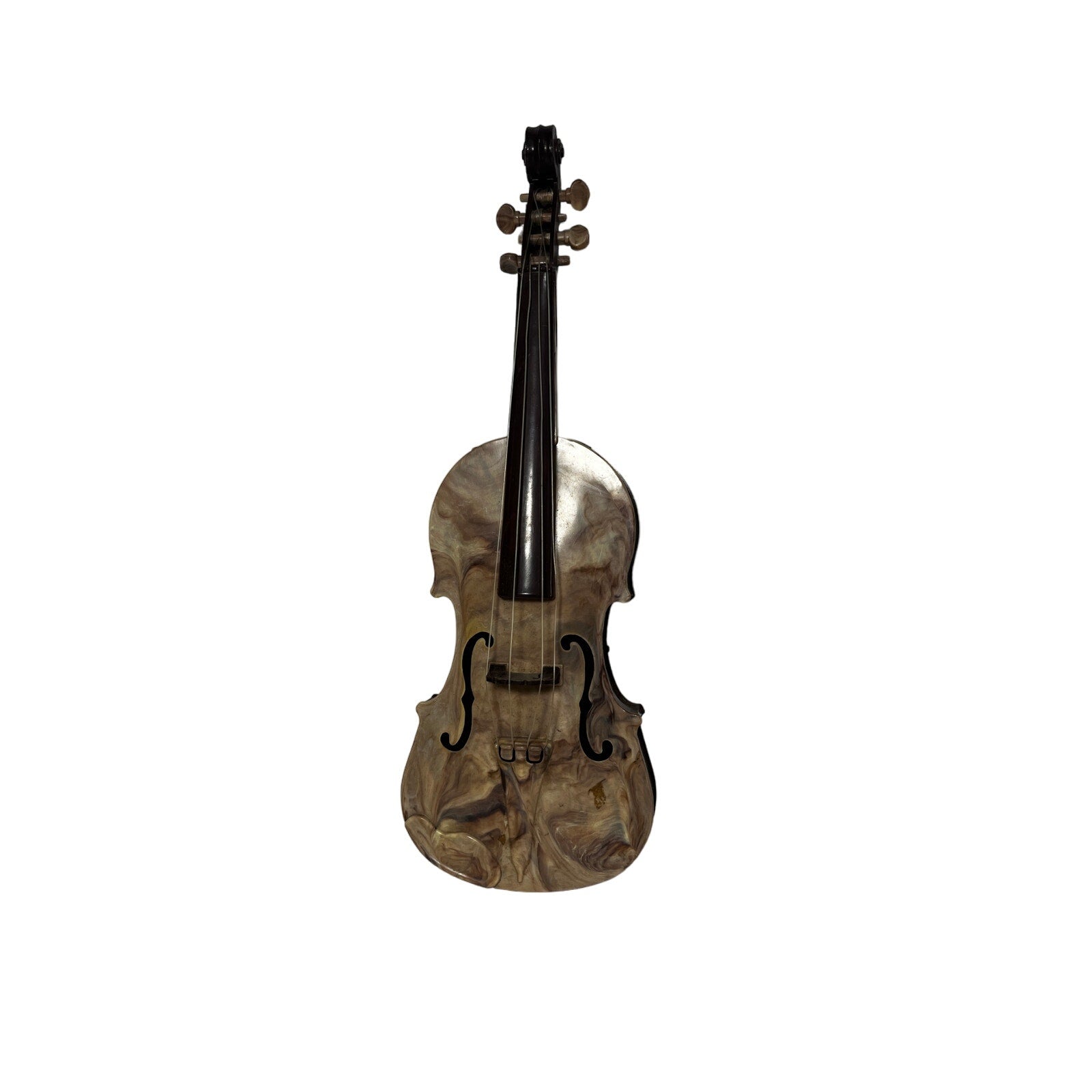 1950s Carnival Concert Hall Violin - Hard Plastic Celluloid Toy - Yesterdays Collective