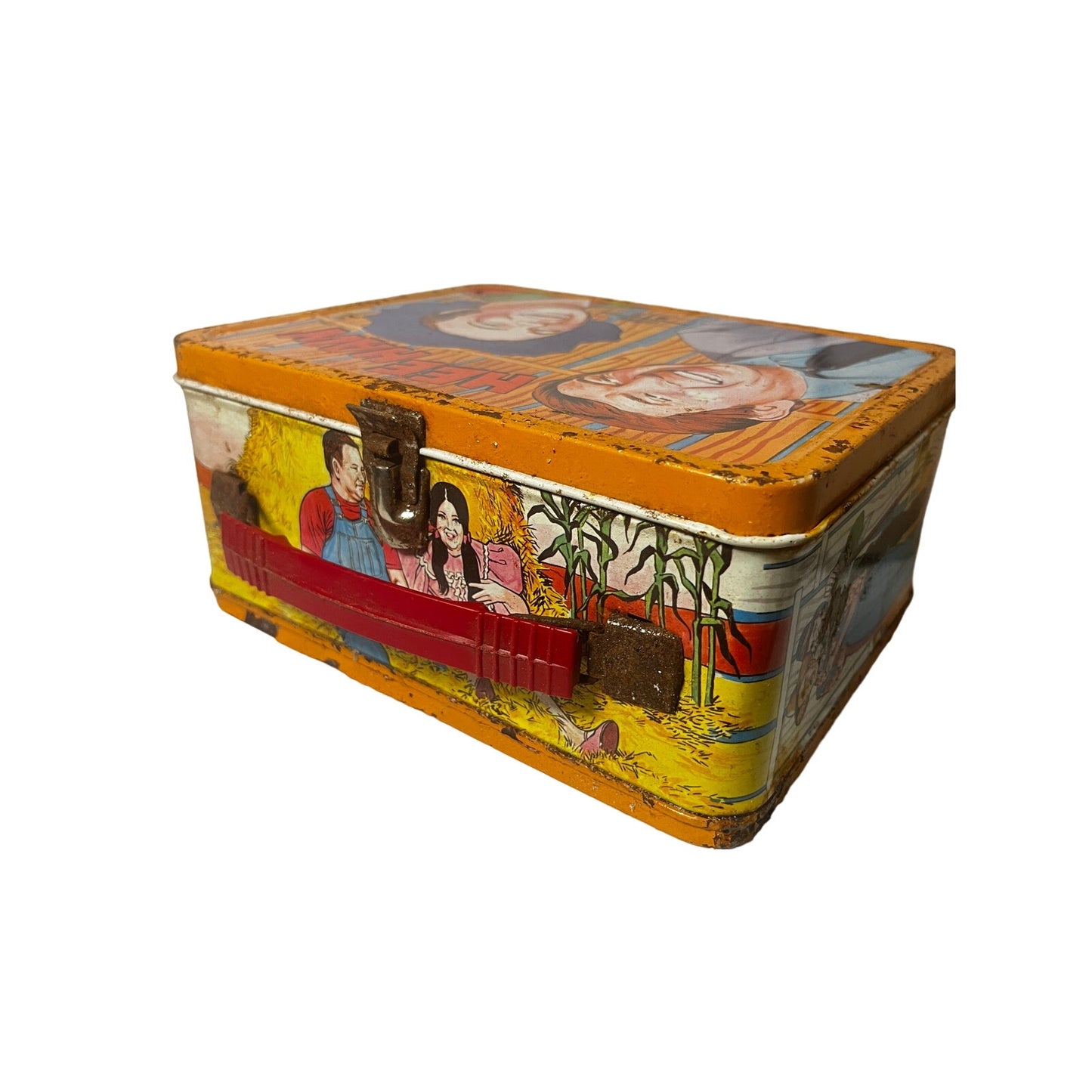 Vintage 1969 Hee Haw Lunch Box - Thermos