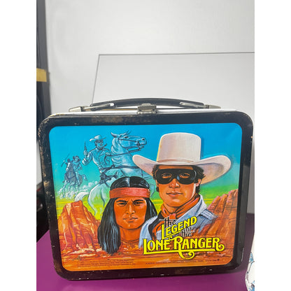 Vintage 1980 "The Legend of the Lone Ranger" metal lunchbox