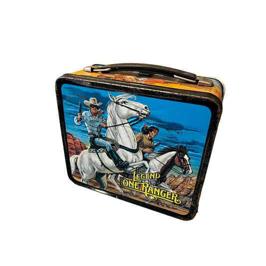 1980 Aladdin "The Legend of The Lone Ranger" Metal Lunch Box Tiger Willy