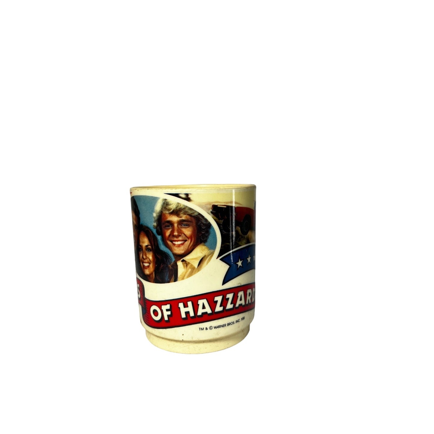 1981 Dukes of Hazzard Plastic Cup - Vintage Collectible - Yesterdays Collective