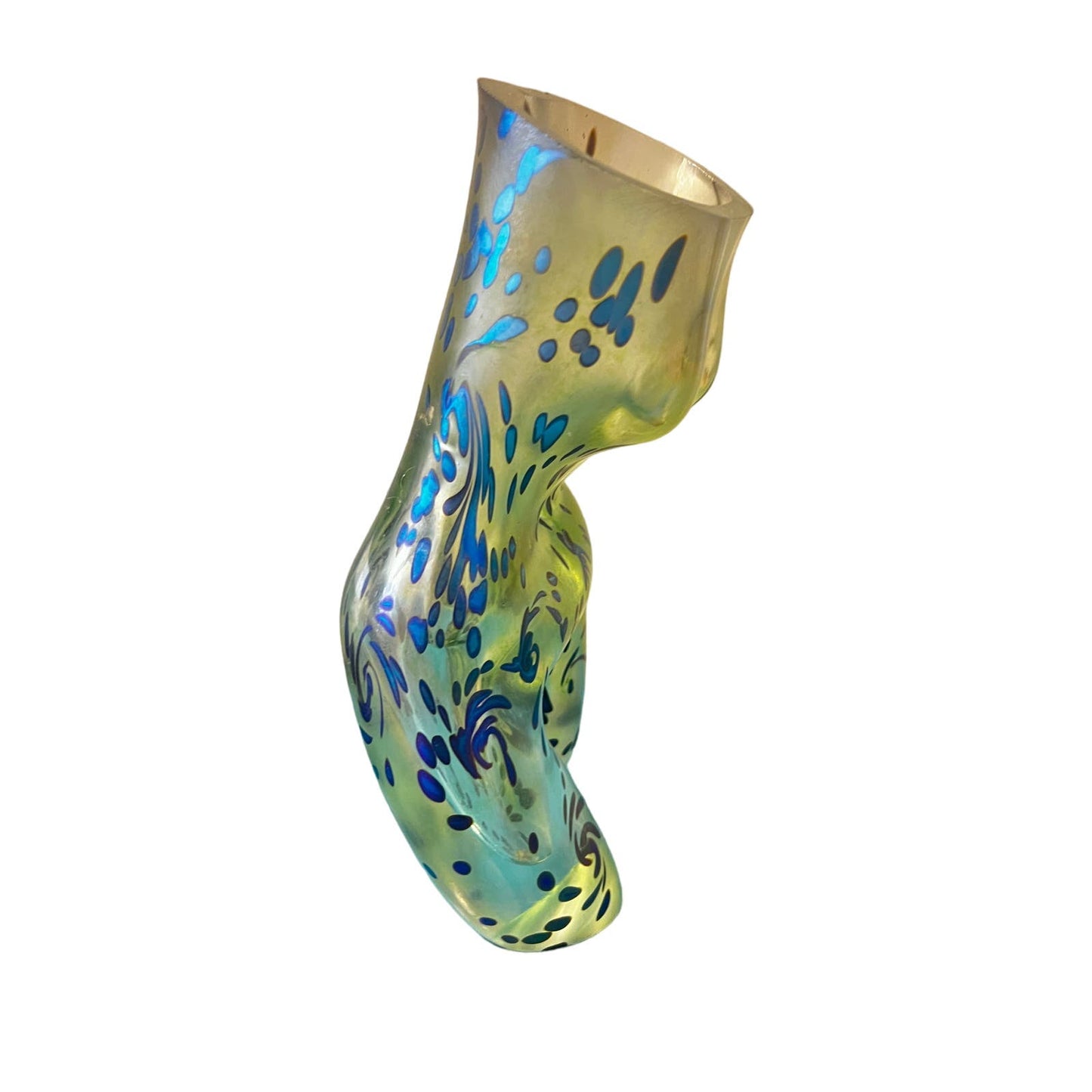 Mardi Gras Glass Aphrodite Women's Body Vase Aphrodite Rose