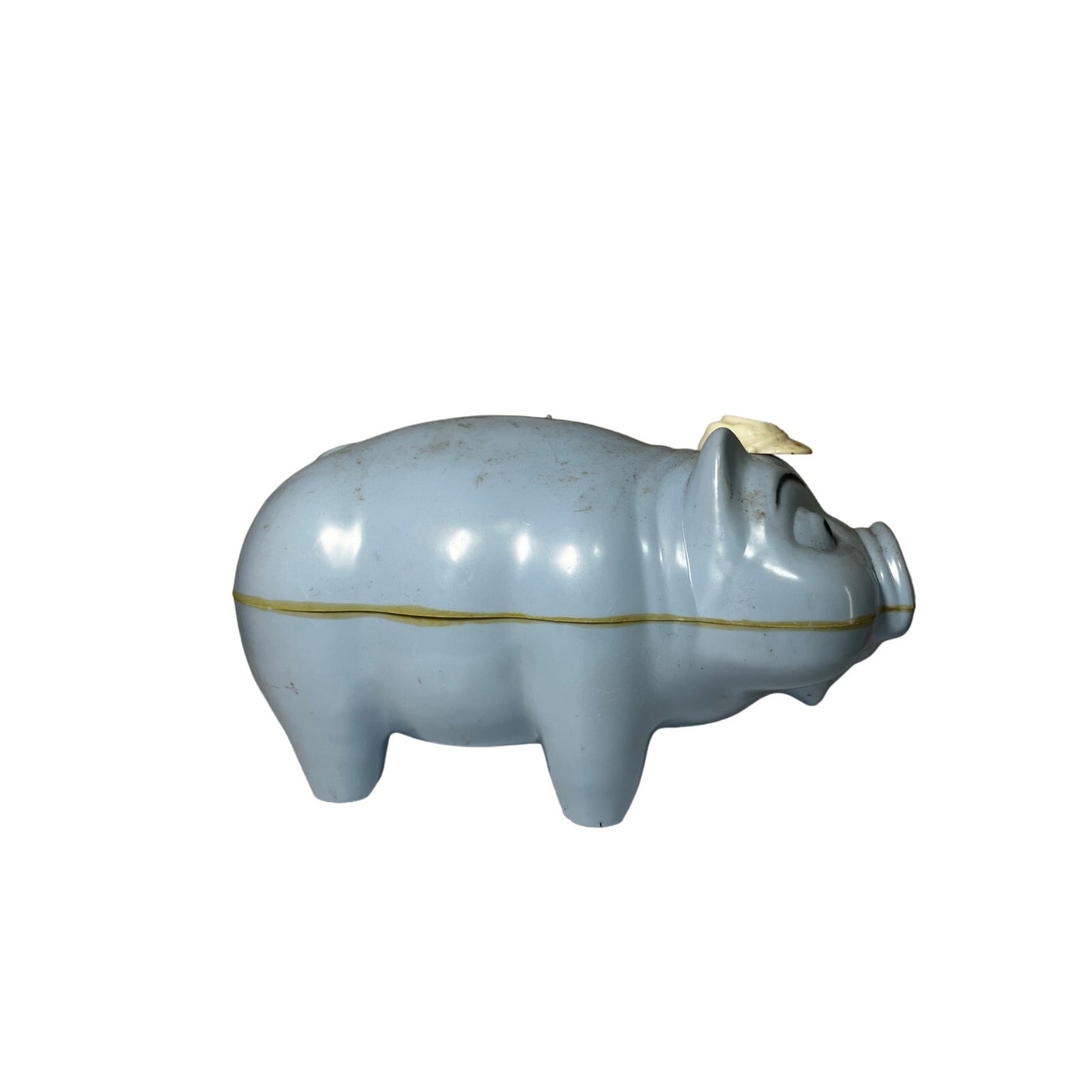 Vintage Westland Hard Plastic Piggy Bank with Tipping Hat - Yesterdays Collective